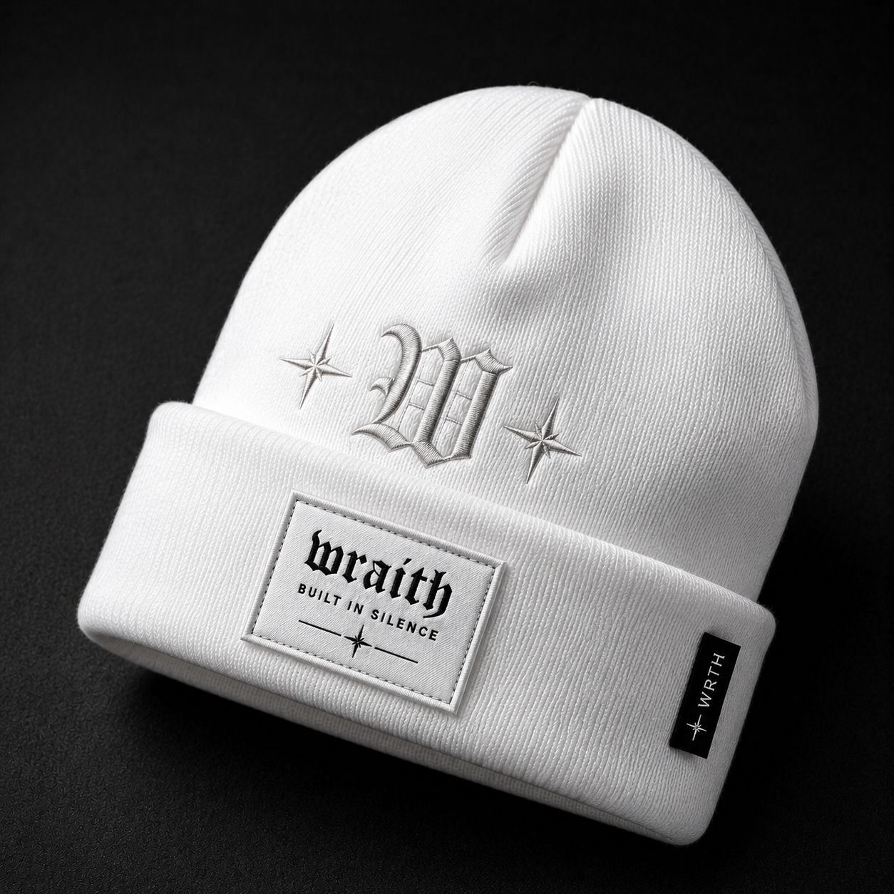 Wraith White Beanie
