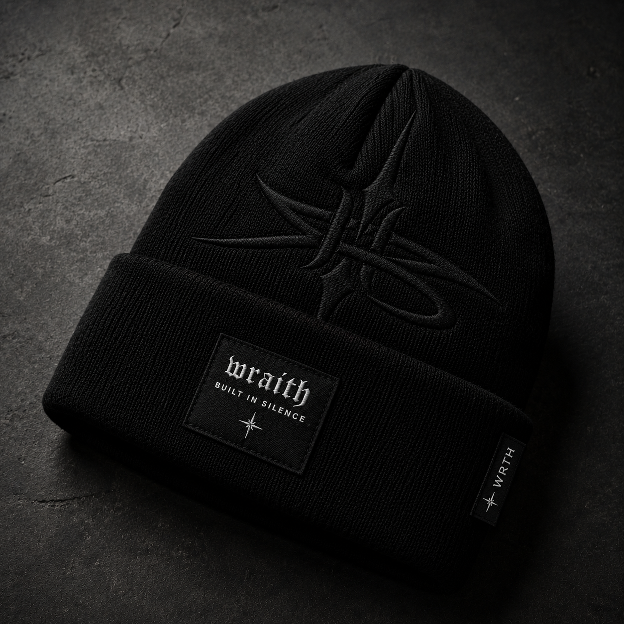 Wraith Signature Black Beanie