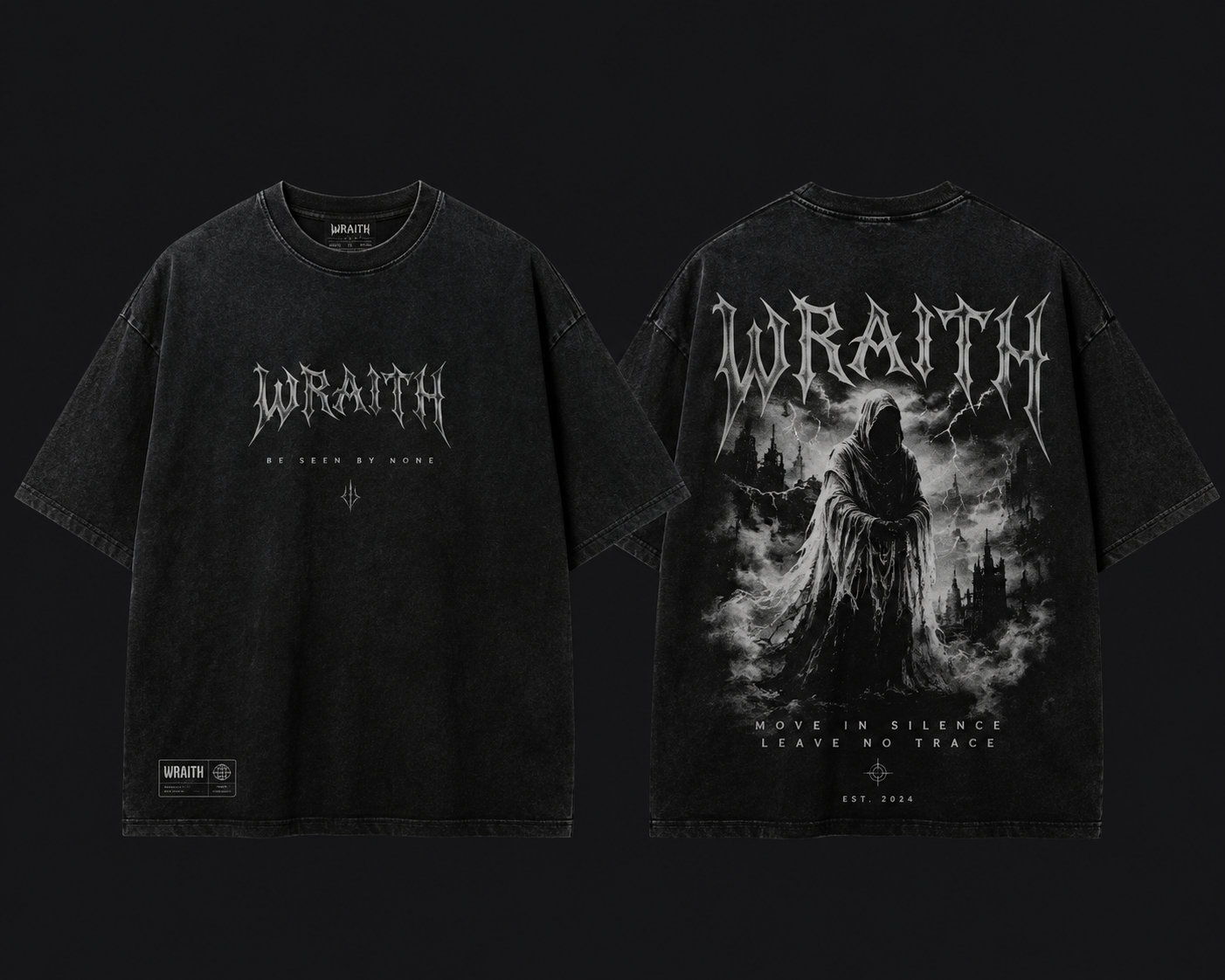 Wraith Grim Reaper Black T-shirt
