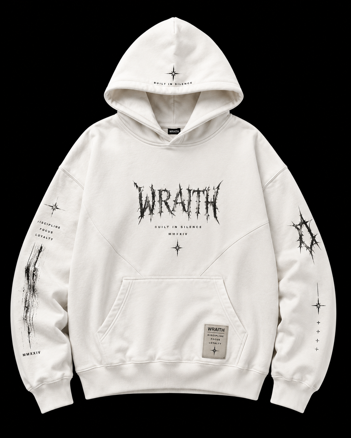 Wraith White Hoodie