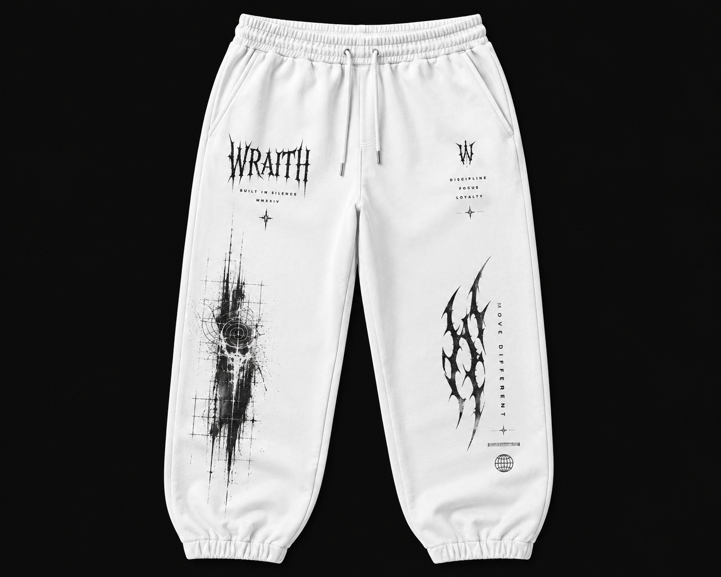 Wraith "Move different" White pants